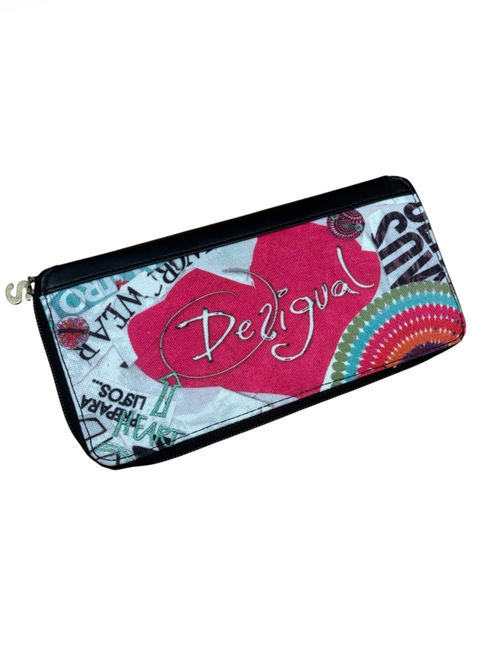 Desigual Zip Around Travel Wallet Organizer
